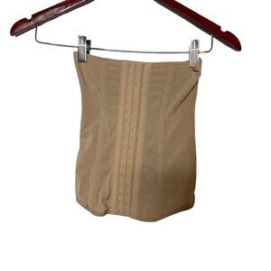 Skims nude mesh waist trainer corset sz XS 19”